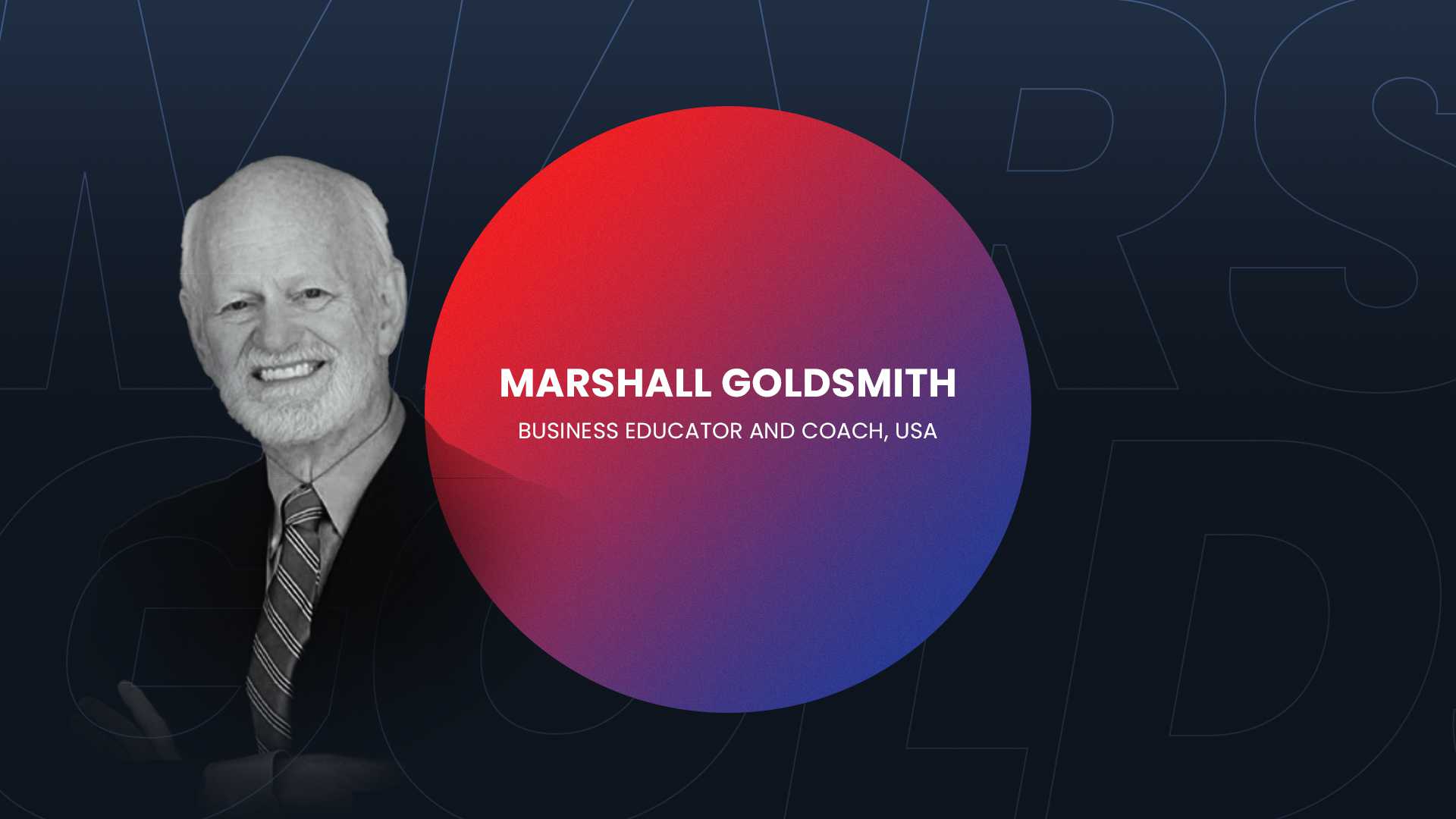 Prof. Marshall Goldsmith